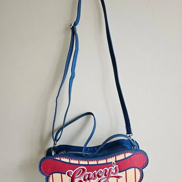 Disney Parks Magic Kingdom Casey’s Corner Hot Dog Crossbody Bag Purse no tag - Picture 3 of 12